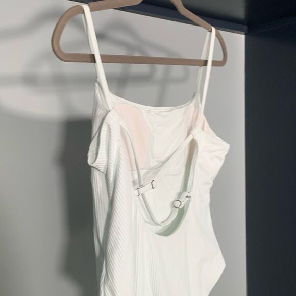 Andie The Jetties One Piece Ribbed White Size M NWOT - Picture 12 of 14